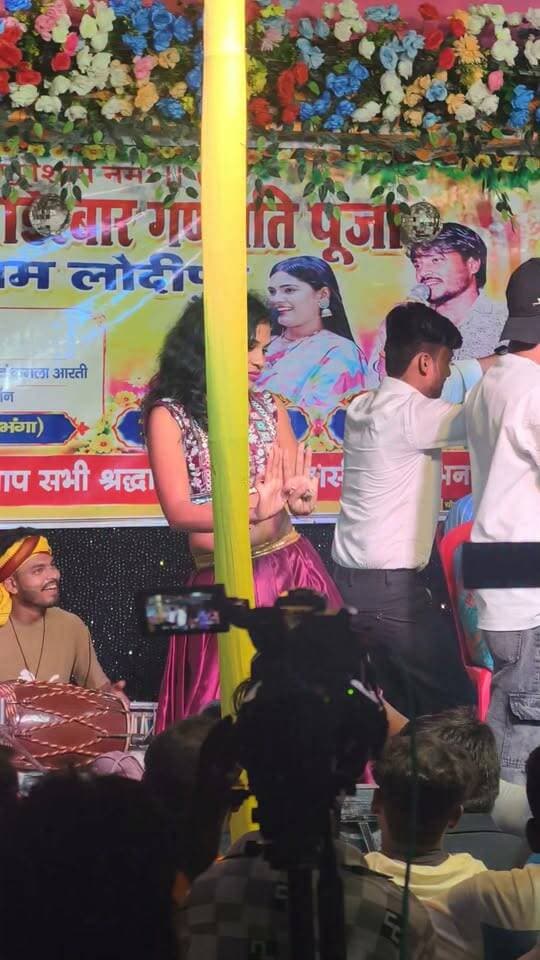दादा जी के साथ टावर तोड़ डांस हो रहा हैं खूब वायरल !!😱!! #dance #program #short #viral #lodipurprogram