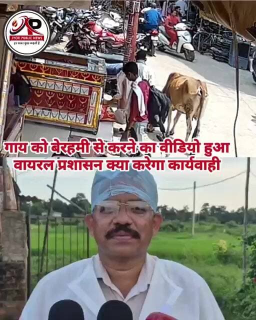 गाय के साथ मारपीट का वीडियो हुआ वायरल #balodabazar #news #balodabazardistrict #vapur