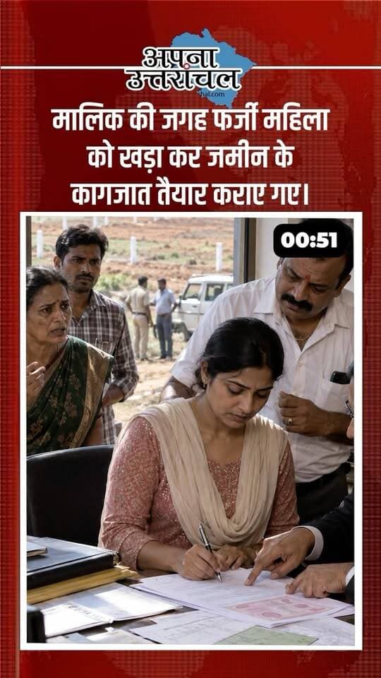 उत्तराखंड की आज की 4 बड़ी खबरें 🚨
देहरादून में 97 लाख रुपये की जमीन धोखाधड़ी का मामला, हल्द्वानी में बंद कमरे से युवक का शव, रुड़की में मां-बेटी से सामूहिक दुष्कर्म मामले में 5 दोषियों को उम्रकैद और रिश्तों के विवाद में महिला की हत्या—जानिए उत्तराखंड की आज की प्रमुख खबरें एक साथ।
ऐसी ही Uttarakhand News और उत्तराखंड की ताज़ा खबरों के लिए Follow करें अपना उत्तरांचल।
#UttarakhandNews #Uttarakhand #उत्तराखंडसमाचार #उत्तराखंडन्यूज #DehradunNews