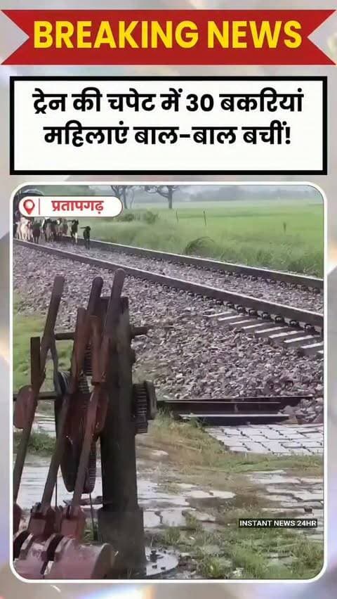 प्रतापगढ़ से बड़ी खबर…
बारिश के बीच रेलवे ट्रैक पर बकरियों का झुंड ट्रेन की चपेट में आ गया।
हथिगवां थाना क्षेत्र के कृष्णा राम का पुरवा बिसहिया गांव के पास रेलवे फाटक संख्या 17 सी पर हादसा हुआ।
लखनऊ से प्रयागराज जा रही इंटरसिटी एक्सप्रेस ट्रेन को आता देख गेटमैन ने तीन महिलाओं को रेलवे ट्रैक से हटा लिया।
महिलाएं बाल-बाल बच गईं, लेकिन करीब 30 बकरियों की मौत हो गई। मृत बकरियां पशुपालक अशोक पासी और होरी पासी की बताई जा रही हैं। सूचना पर आरपीएफ मौके पर पहुंची और जांच के बाद ट्रेन का आवागमन बहाल कराया। पशुपालकों को भारी आर्थिक नुकसान हुआ है। ग्रामीणों ने प्रशासन से आर्थिक सहायता की मांग की है।