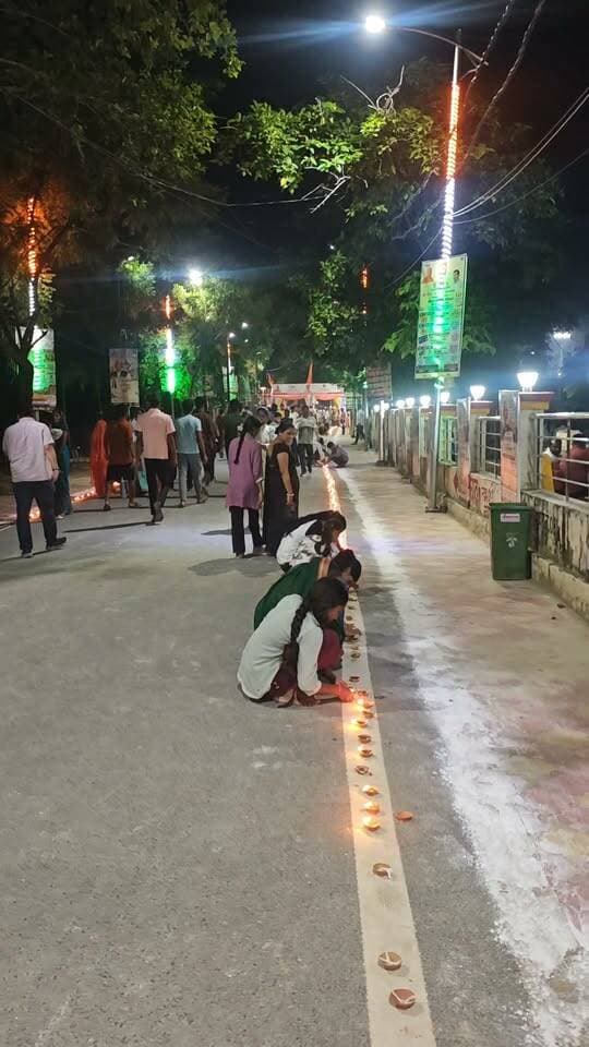 महादेव घाट दियो से हुआ जगमग