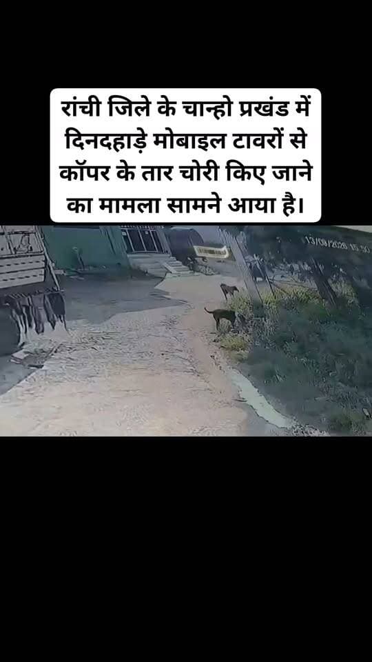 रांची : रांची जिले के चान्हो प्रखंड क्षेत्र में दिनदहाड़े मोबाइल टावरों से कॉपर के तार चोरी किए जाने का मामला सामने आया है। चोरों ने एक-दो नहीं, बल्कि प्रखंड क्षेत्र में अलग-अलग स्थानों पर लगे तीन एयरटेल मोबाइल टावरों को निशाना बनाया। चोरी की पूरी वारदात सीसीटीवी कैमरे में कैद हो गई है।
जानकारी के अनुसार पंडरी, झिबरी मोड़ और सोंस में लगे एयरटेल के मोबाइल टावरों से चोरों ने दिन के उजाले में कॉपर के तार काटकर चोरी कर लिए। बताया जा रहा है कि चोर टावर परिसर में पहुंचे और मौका देखकर टावर में लगे कीमती कॉपर वायर को काटकर अपने साथ ले गए।
सबसे हैरानी की बात यह है कि चोरी की घटनाओं को चोरों ने दिनदहाड़े अंजाम दिया, जिससे इलाके में सुरक्षा व्यवस्था और टावरों की निगरानी को लेकर भी सवाल खड़े हो रहे हैं।
CCTV में कैद हुई वारदात
चोरी की घटना से जुड़े कुछ महत्वपूर्ण दृश्य सीसीटीवी कैमरे में कैद हुए हैं। फुटेज के आधार पर चोरों की पहचान करने की कोशिश की जा रही है। माना जा रहा है कि चोरों का गिरोह पहले मोबाइल टावरों की रेकी करता है और उसके बाद मौका देखकर कॉपर तारों को निशाना बनाता है।
तीन अलग-अलग टावरों से एक साथ कॉपर तार चोरी होने के बाद आशंका जताई जा रही है कि इसके पीछे किसी संगठित गिरोह का हाथ हो सकता है।
मोबाइल नेटवर्क पर भी पड़ सकता है असर
मोबाइल टावरों में लगे कॉपर तार संचार व्यवस्था और टावर के तकनीकी संचालन से जुड़े महत्वपूर्ण उपकरणों का हिस्सा होते हैं। इनके चोरी होने से टावर के संचालन पर असर पड़ सकता है और मोबाइल नेटवर्क बाधित होने की स्थिति भी बन सकती है।
स्थानीय लोगों का कहना है कि इस तरह दिनदहाड़े टावरों से सामान चोरी होने की घटना गंभीर है। लोगों ने पुलिस से मामले की जांच कर चोरों को जल्द गिरफ्तार करने और चोरी के सामान की बरामदगी की मांग की है।
फिलहाल पुलिस सीसीटीवी फुटेज और घटना से जुड़े अन्य सुरागों के आधार पर जांच में जुटी है। अब देखना होगा कि पुलिस इस मामले में चोरों तक कब पहुंचती है और मोबाइल टावरों को निशाना बनाने वाले गिरोह का खुलासा कब होता है।#viralvideochanhonews
