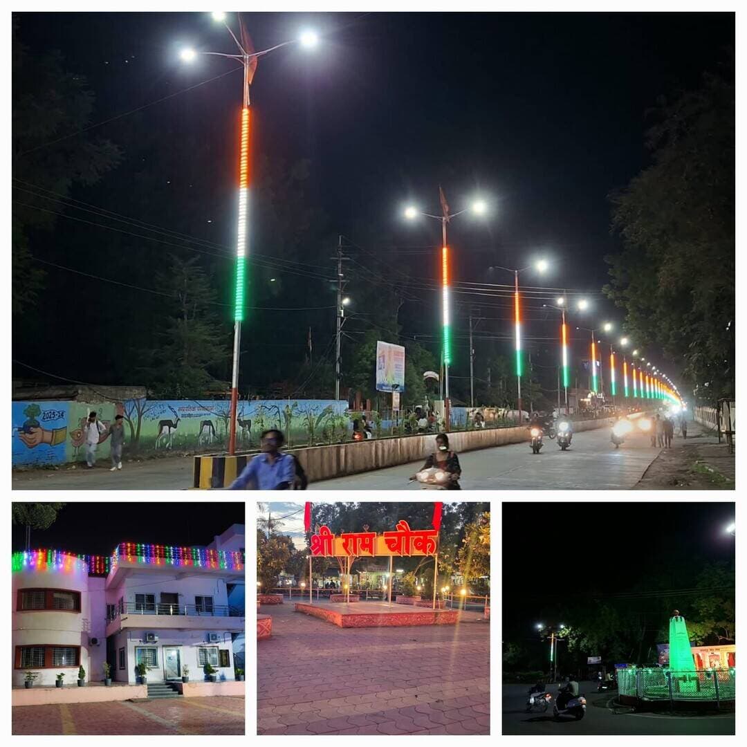 ✨ विकास और रोशनी से जगमगाता बड़वानी! ✨
'सेवा संकल्प अभियान' के अंतर्गत जिले के प्रमुख सार्वजनिक स्थानों एवं विकास कार्यों व प्रकल्पों पर विशेष विद्युत व्यवस्था की गई है।
#SevaSankalpAbhiyan #AshirwadKaDiya