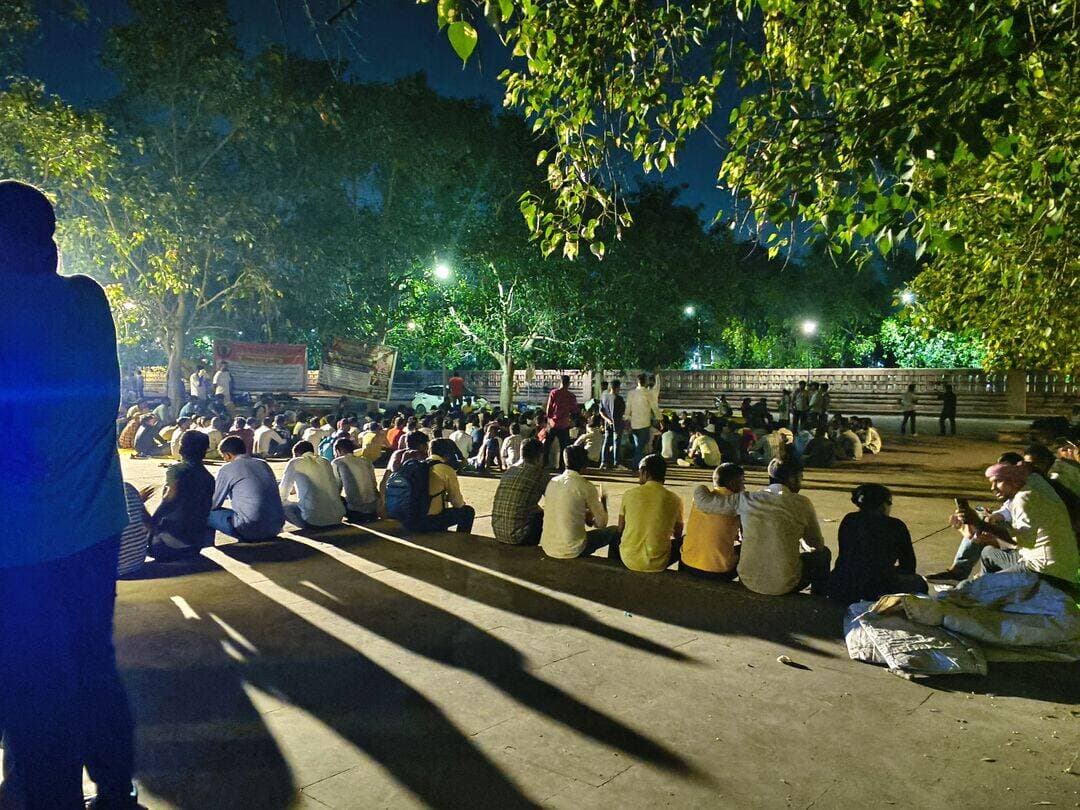 यह दृश्य लखनऊ के इको गार्डन का है