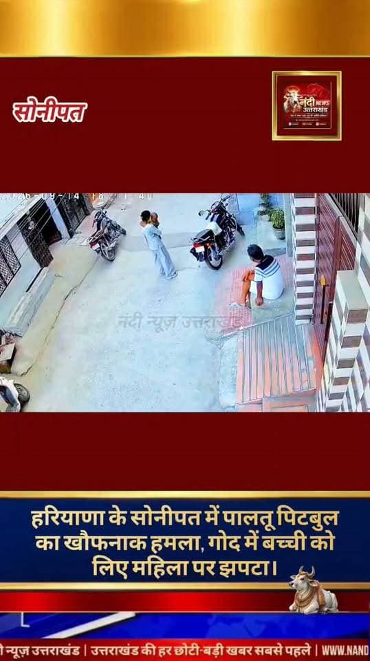 सोशल मीडिया पर वायरल हो रहा एक वीडियो इस समय पूरे इलाके में चर्चा और चिंता का विषय बना हुआ है। दावा किया जा रहा है कि सोनीपत में घर के बाहर एक महिला अपनी 6 महीने की मासूम बच्ची को गोद में लेकर टहल रही थी, तभी अचानक एक पालतू पिटबुल कुत्ते ने उन पर हमला कर दिया।
"उत्तराखंड की हर बड़ी खबर सबसे पहले पाने के लिए Nandi News Uttarakhand को Follow करें।"
#Uttarakhand #Dehradun #NandiNews #BreakingNews #UttarakhandNews #Haryana #viralvideo #Sonipat