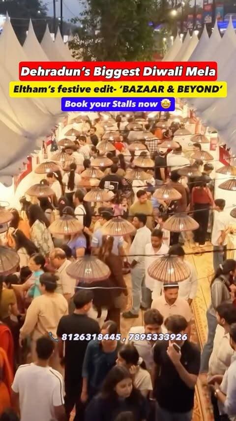 Dehradun’s Biggest Diwali Carnival 😍
-
📍 Bazaar & Beyond
Location: Shugan Farms, Malsi
By: @elthambakers
Dates: 24th & 25th October
-
*Stall Bookings now open
-
#diwalicarnival #mela #diwalispecial #fleamarket #dehradun