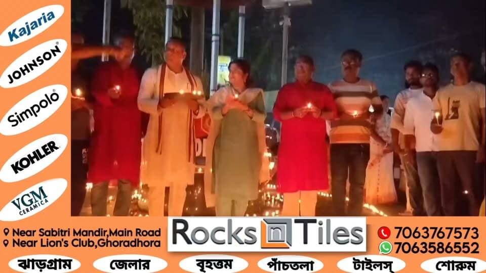 নরেন্দ্র মোদির জন্মদিনে পাঁচ মাথার মোড়ে আশীর্বাদের প্রদীপ প্রজ্জ্বলন