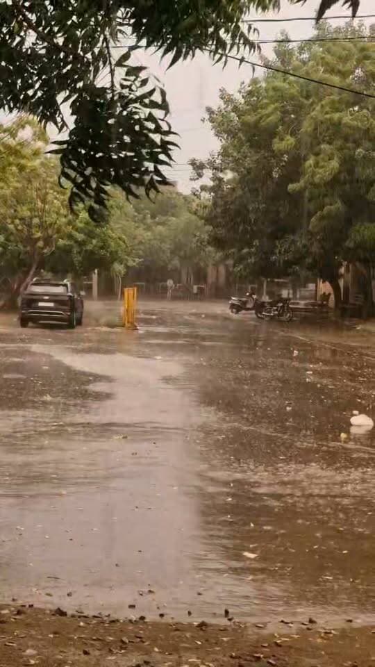 बाड़मेर में तेज बारिश