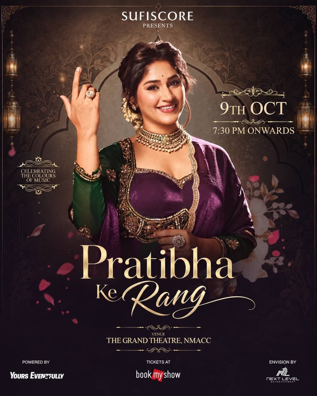 Celebrating the colours of music with the soulful voice of Pratibha Singh 🔥😍
Get ready for an enchanting evening filled with soulful melodies, mesmerizing performances, and the magic of live music. 🎤✨
📅 9th October
⏰ 7:30 PM onwards
📍 The Grand Theatre, NMACC
Let the music take you on a beautiful journey! 🎼🌟
<nis:link nis:type=tag nis:id=pratibhasingh nis:value=PratibhaSingh nis:enabled=true nis:link/> <nis:link nis:type=tag nis:id=sufiscore nis:value=SufiScore nis:enabled=true nis:link/> <nis:link nis:type=tag nis:id=nmacc nis:value=NMACC nis:enabled=true nis:link/>