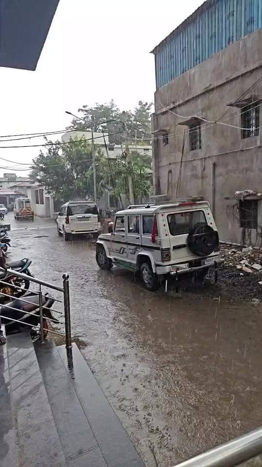 बिहार के समस्तीपुर मे वर्षा शुरू