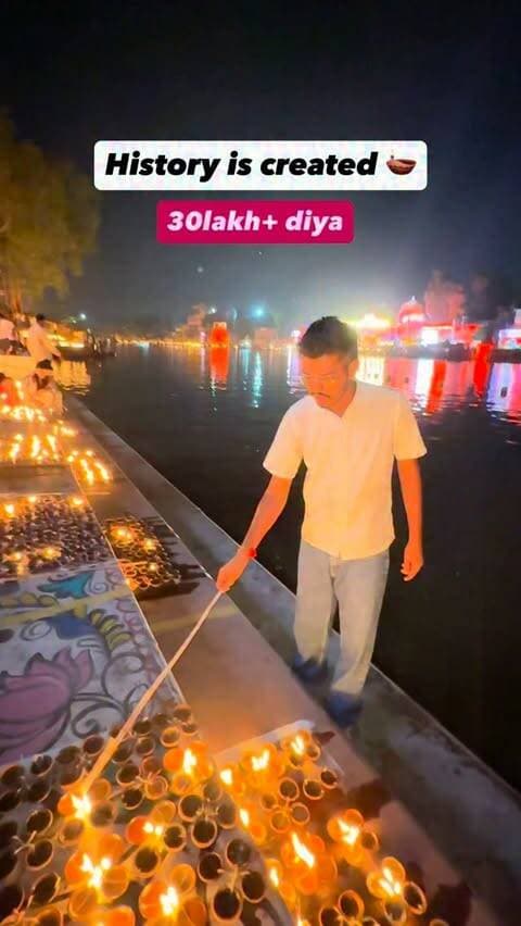 30+ LAKH diyas. One historic night. 🪔✨
Ujjain lit up the sacred Ram Ghat with the divine glow of over 30 lakh diyas, creating a breathtaking spectacle of faith, culture and celebration.
Organised under the Seva Sankalp Abhiyan on the occasion of Prime Minister Shri Narendra Modi Ji’s birthday, the grand Deepotsav witnessed the presence of BJP National President Shri Nitin Nabin Ji and Madhya Pradesh Chief Minister Shri Mohan Yadav Ji.
A moment of devotion.
A celebration of our culture.
And a moment that made history. 🇮🇳🪔
Ujjain witnessed it. History remembers it. ❤️
#Ujjain #SevaSankalpAbhiyan #Deepotsav #RamGhat #30LakhDiyas UjjainDeepotsav MadhyaPradesh IncredibleIndia