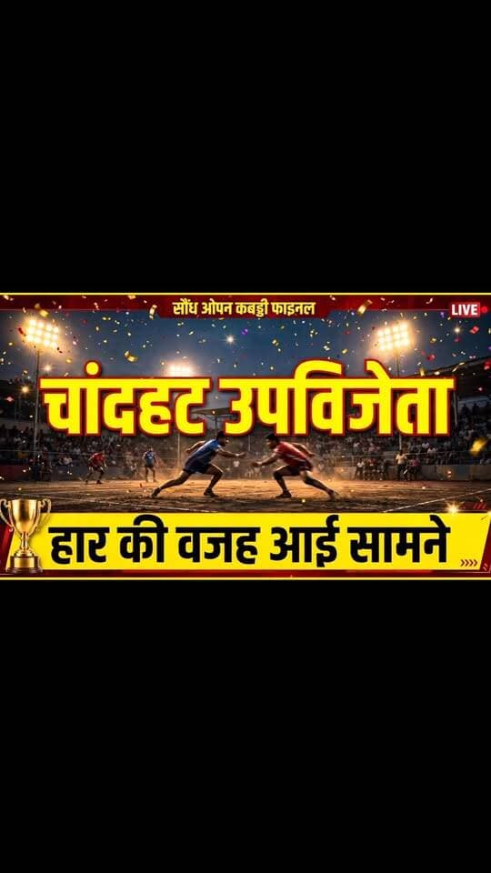 सौंध ओपन कबड्डी प्रतियोगिता में उपविजेता रही मुकेश जाखड़ की कबड्डी टीम, चांदहट के खिलाड़ियों ने हार की बताई ये वजह
.
.
.
.
#Kabaddi #SaundhKabaddi #Chandhat #PalwalNews #haryanavoicepalwalnewstoday
