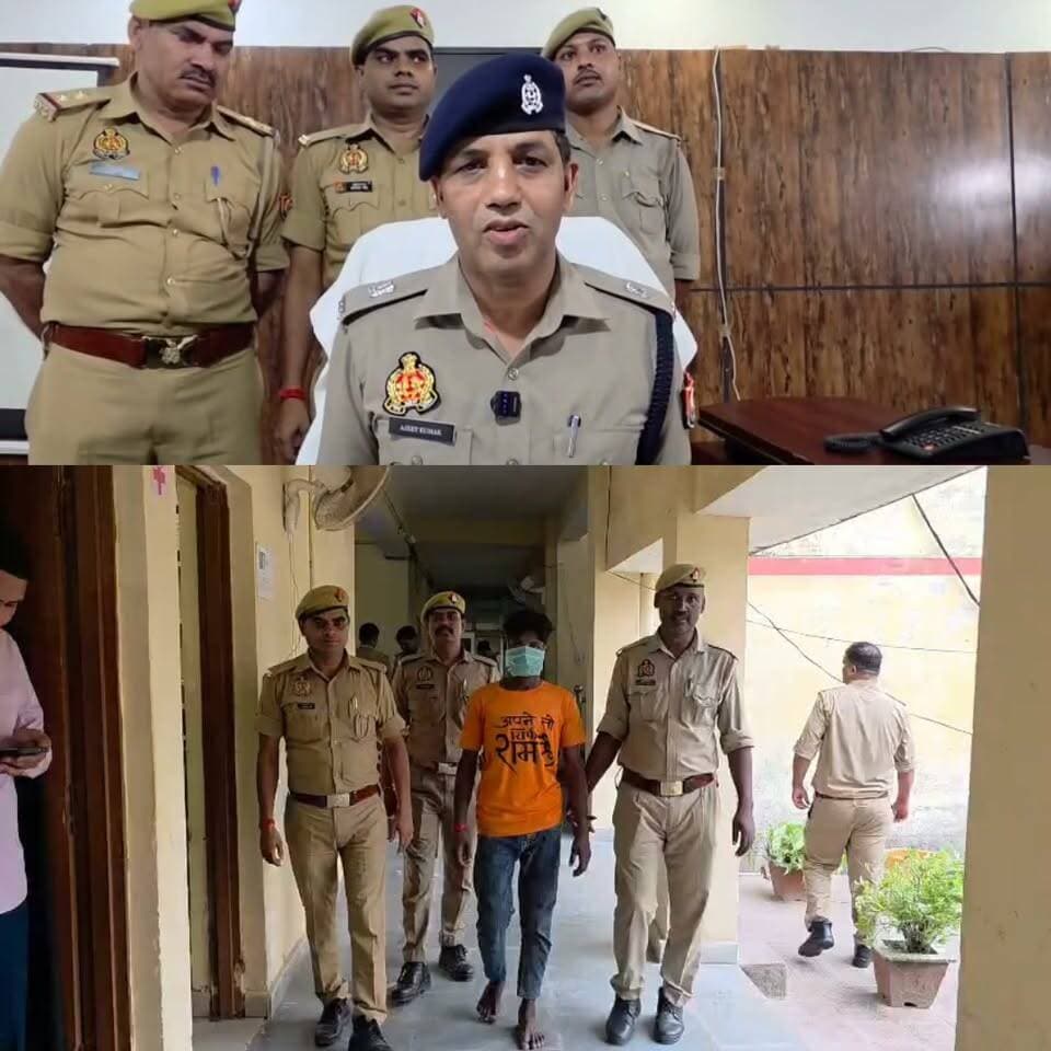करोड़पति की बेटी धर्मा निषाद की मौत का मामला
धर्मा निषाद की मौत हादसा नहीं बल्कि हत्या
कोतवाली देहात पुलिस ने हत्या का किया खुलासा
हत्यारे भानु प्रताप निषाद पुलिस ने किया गिरफ्तार
अयोध्या के नया घाट पुल के पास से हुई गिरफ़्तारी
पुलिस पूछताछ में भानु प्रताप ने हत्या की बात कबूली
शादी को लेकर विवाद में की धर्मा निषाद की हत्या
15 सितंबर को गोंडा से अयोध्या जाने निकली थी धर्मा
17 सितंबर को धर्मा की अयोध्या में मिली लाश
घर वालों ने उसी दिन लिखाई थी धर्मा की गुमशुदगी
पुलिस में हत्या में प्रयुक्त चाकू और बाइक की बरामद
गोंडा के कोतवाली देहात की रहने वाली थी धर्मा निषाद