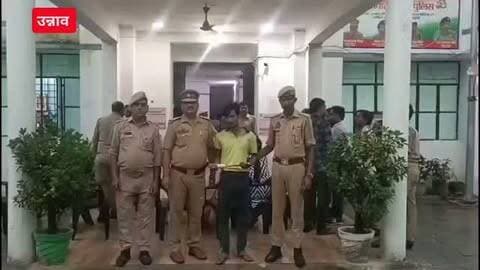 उन्नाव के डूडा कॉलोनी में मामा की हत्या करने वाले आरोपी भांजे को पुलिस ने दबोचा,आला कत्ल बांका बरामद