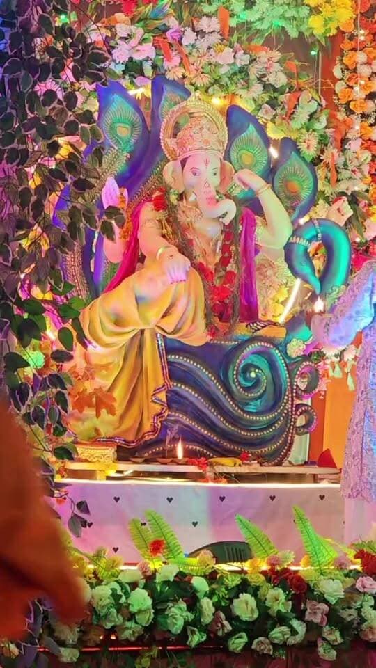 विघ्नहर्ता गणेश उत्सव बस स्टैंड महा आरती