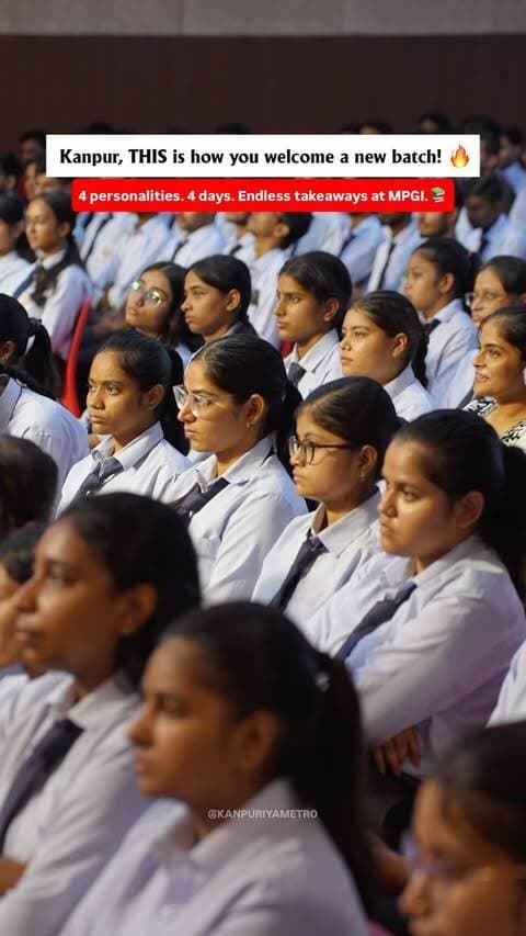 One of Kanpur’s most talked-about college experiences? 👀🔥
MPGI’s Mega Orientation 2026 brought four powerful perspectives together.
Follow @kanpuriyametro for more interesting content 🙏🏻
.
.
.
#mpgi #collegeorientation #orientation #kanpur #kanpurcity