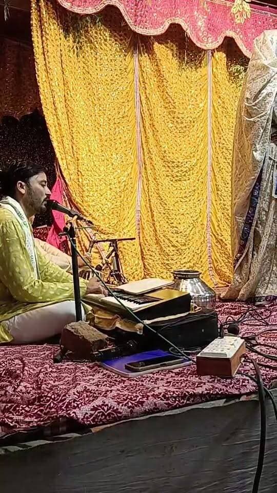 झालावाड़ जिले के डग कस्बे में गणेश चतुर्थी के अवसर पर छह दिवसीय धार्मिक आयोजन के चलते आज रास लीला में मीरा का प्रसंग
