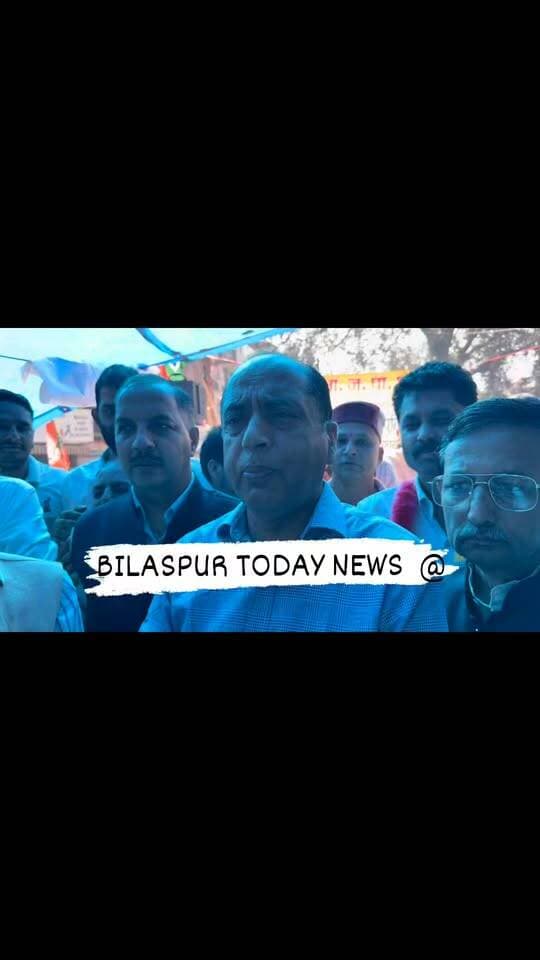 घुमारवीं धरना स्थल पर पहुंचे जयराम ठाकुर, संघर्षरत कार्यकर्ताओं का बढ़ाया हौसला@
