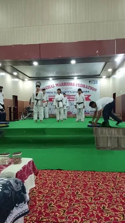 हिमाचल वॉरियर्स फेडरेशन चैंपियनशिप #देहरा #kangralive