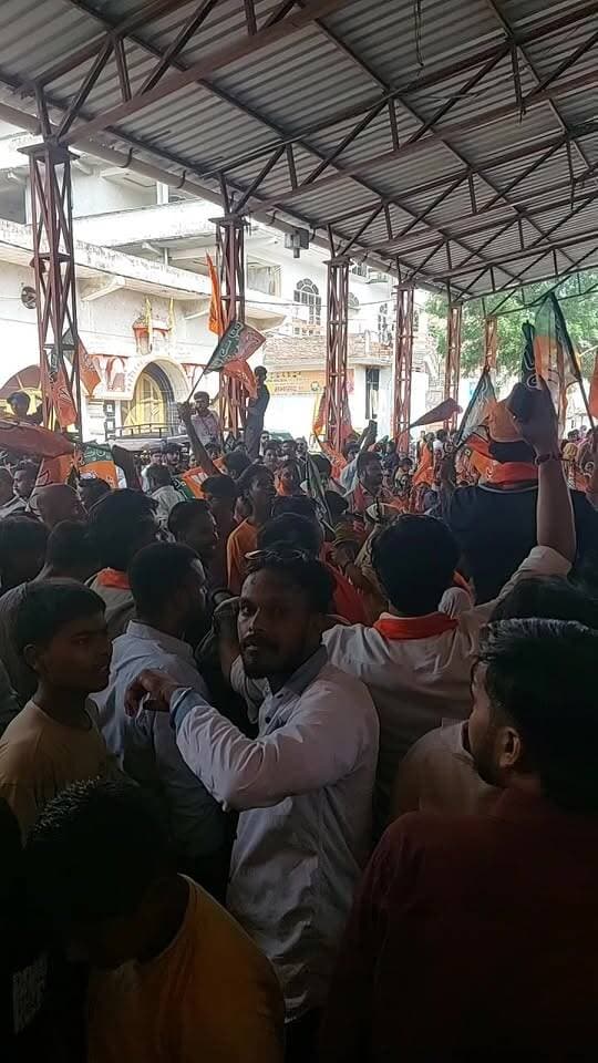 भाजपा और कांग्रेस ने जब दी अपनी पूरी ताकत देखिए बीजेपी जन सैलाब