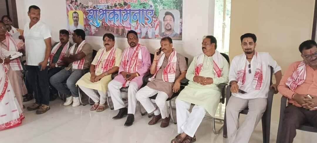 भाजपा जिला कार्यालय में धूमधाम से मनाया गया करमा पर्व का पूर्व संध्या कार्यक्रम #lohardga #न्यूज़