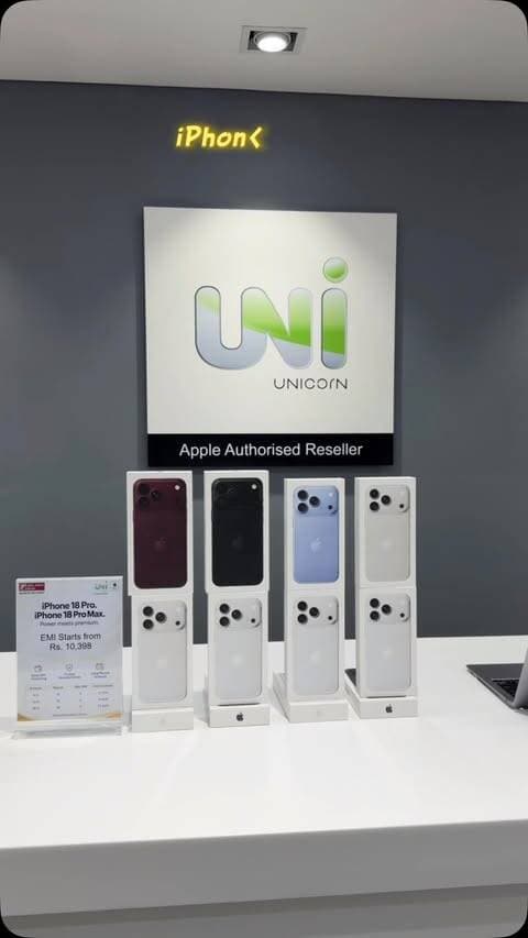 iPhone 18 Pro is now available at Unicorn Stores! ✨
In-hand experience, premium Pro feel aur launch-day vibes — everything hits different! ❤️
Agar aap bhi upgrade karne ka plan kar rahe ho, toh Unicorn Stores par Trade-Up ka option available hai, with up to ₹10,000 exchange bonus* + selected bank cards par up to ₹7,000 cashback* + No Cost EMI options.
📍 Unicorn Stores, Juhi Kalan, Saket Nagar, Kanpur
📞 For more details:
9076550370 | 9076550366
Ab aap batao — iPhone 18 Pro kaunsa colour choose karoge? 👀👇
#iPhone18Pro #unicornstore #kanpur #AppleIndia #iphone