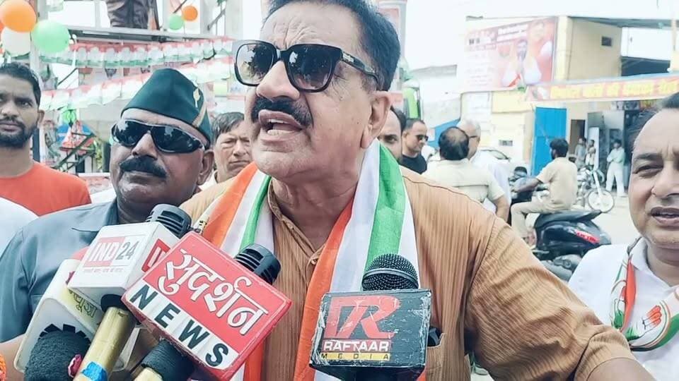 पूर्व विधायक राजकुमार ठुकराल का बड़ा बयान "हिंदू मुस्लिम करने आए छोटू मोटू को जनता ने नकारा"