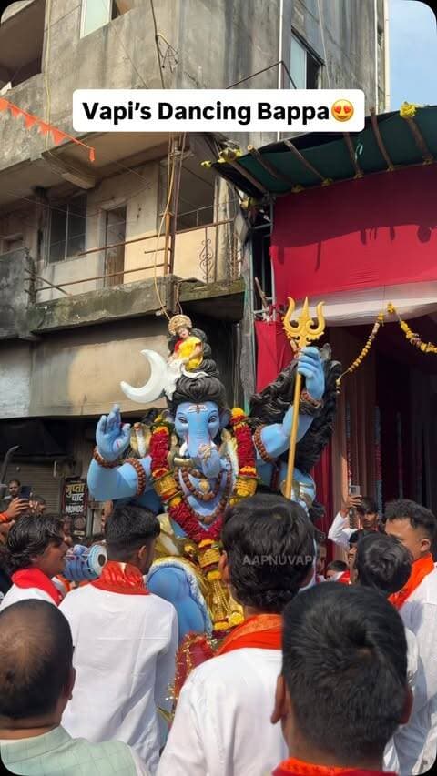 Vapi’s Dancing Bappa😍
Follow @aapnu_vapi For More