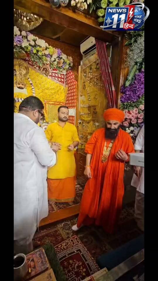 सिरसा श्याम बगीची धाम पहुंचे बाबा ब्रह्म दास महाराज डेरा बाबा भूमणशाह श्याम बगीची प्रधान पवन गर्ग ने किया भव्य स्वागत #viral #trending #Sirsa #Haryana #India