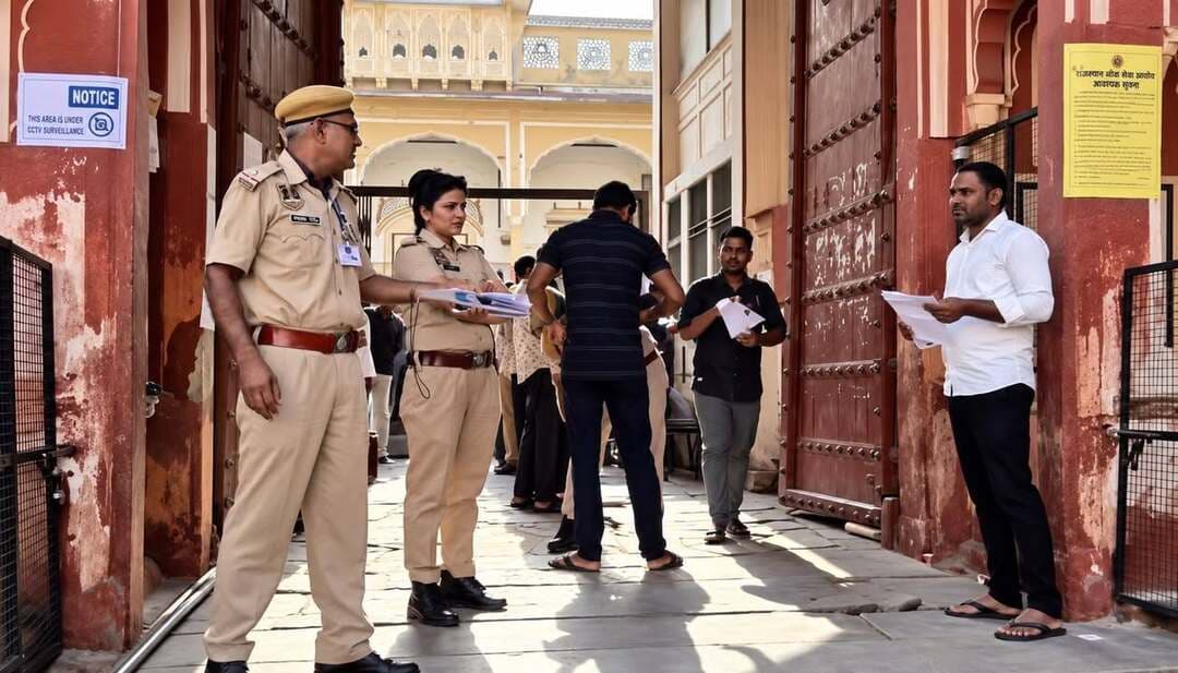 हर अभ्यर्थी के परिश्रम, उम्मीद और सपने का सम्मान—हमारी जिम्मेदारी
एसआई पुनः परीक्षा-2021 में निष्पक्षता, पारदर्शिता और सुरक्षित परीक्षा व्यवस्था के लिए राजस्थान पुलिस ने निभाई पूरी सजगता से प्रतिबद्धता
एसओजी ने तीन को किया गिरफ्तार
पंजीकृत 2,18,114 अभ्यर्थियों में से प्रथम पारी में 1,51,776 तथा द्वितीय पारी में 150559 ने दी परीक्षा
टोंक में सर्वाधिक अभ्यर्थी हुए उपस्थित
राजस्थान लोक सेवा आयोग (आरपीएससी) द्वारा आयोजित सब इंस्पेक्टर संयुक्त प्रतियोगी पुनः परीक्षा-2021 आज प्रदेश के निर्धारित 666 परीक्षा केंद्रों पर सुरक्षित, व्यवस्थित और शांतिपूर्ण वातावरण में आयोजित की गई। परीक्षा की निष्पक्षता, पारदर्शिता और गोपनीयता बनाए रखने के साथ-साथ प्रत्येक अभ्यर्थी के परिश्रम और सपने का सम्मान सुनिश्चित करने के लिए राजस्थान पुलिस ने परीक्षा को सर्वोच्च प्राथमिकताओं में लेकर व्यवस्थाएं सुनिश्चित की।
एडीजी (लॉ एंड ऑर्डर) वीके सिंह ने बताया कि राजस्थान पुलिस द्वारा परीक्षा के दौरान कानून-व्यवस्था एवं सुरक्षा के व्यापक इंतजाम किए गए थे। 11 जिलों में निर्धारित 666 परीक्षा केंद्रों पर सुरक्षा व्यवस्था, अभ्यर्थियों के प्रवेश एवं निकास, यातायात प्रबंधन तथा परीक्षा प्रक्रिया में किसी भी प्रकार का व्यवधान नहीं हो, इसके लिए पुलिस एवं प्रशासन के स्तर पर आवश्यक व्यवस्थाएं सुनिश्चित की गई।
पेपर की गोपनीयता और परीक्षा की शुचिता पर विशेष जोर
पुनः आयोजित की जा रही इस परीक्षा में पेपर की गोपनीयता बनाए रखने, अनुचित साधनों पर प्रभावी रोक लगाने तथा परीक्षा की शुचिता एवं विश्वसनीयता सुनिश्चित करने के लिए राजस्थान पुलिस ने पूरी सजगता के साथ कार्य किया है। परीक्षा केंद्रों एवं आसपास के क्षेत्रों में कानून-व्यवस्था बनाए रखने के लिए पुलिस अधिकारियों एवं जवानों को आवश्यक दिशा-निर्देश दिए गए थे।
राजस्थान पुलिस का स्पष्ट संदेश है कि हर अभ्यर्थी के वर्षों के परिश्रम, उसकी उम्मीद और उसके भविष्य के सपने का सम्मान करना हम सभी की सामूहिक जिम्मेदारी है। इसी उद्देश्य से परीक्षा को निष्पक्ष एवं पारदर्शी वातावरण में संपन्न कराने के लिए पुलिस पूरी कर्तव्यनिष्ठा से जुटी।
डीजीपी का संदेश—वर्दी केवल गौरव नहीं, जिम्मेदारी भी
महानिदेशक पुलिस राजस्थान श्री राजीव कुमार शर्मा ने परीक्षा में शामिल अभ्यर्थियों को परीक्षा की पूर्व संध्या पर शुभकामनाएं देते हुए कहा था कि पुलिस की वर्दी केवल गौरव का प्रतीक नहीं, बल्कि कर्तव्य, अनुशासन, ईमानदारी, जिम्मेदारी और आमजन की सुरक्षा के संकल्प की पहचान है।
उन्होंने अभ्यर्थियों से कहा कि उनका लक्ष्य केवल एक पद प्राप्त करना नहीं, बल्कि ऐसा पुलिस कार्मिक बनना होना चाहिए, जिस पर आमजन संकट की घड़ी में भरोसा कर सके।
राजस्थान पुलिस प्रत्येक अभ्यर्थी के परिश्रम और सपने का सम्मान करते हुए एसआई पुनः परीक्षा-2021 में निष्पक्ष, पारदर्शी, सुरक्षित एवं व्यवस्थित परीक्षा व्यवस्था सुनिश्चित करने के लिए पूरी कर्तव्यनिष्ठा से प्रतिबद्ध है।
एसओजी की पुख्ता निगरानी से संदिग्धों पर शिकंजा, 3 गिरफ्तार
एसओजी की ओर से भी एसआई पुनः परीक्षा-2021 की शुचिता एवं पारदर्शिता सुनिश्चित करने के लिए विशेष सतर्कता एवं पुख्ता व्यवस्थाएं की गईं। एडीजी एसओजी विशाल बंसल ने बताया कि संदिग्ध फोटो, समान नाम अथवा डबल फॉर्म जैसी विसंगतियों वाले 50 अभ्यर्थियों को चिन्हित कर उनका सत्यापन कराया जा रहा है। परीक्षा के दौरान एसओजी के वांछित अपराधियों पर भी विशेष निगरानी रखी गई। परीक्षा देने पहुंचे तीन वांछित अपराधियों को गिरफ्तार किया गया। वहीं पेपर लीक की किसी भी संभावना को समाप्त करने के उद्देश्य से एसओजी द्वारा करीब 1,200 संदिग्ध व्यक्तियों एवं आरपीएससी से डिबार अभ्यर्थियों को संबंधित थानों पर बुलाकर पूछताछ की गई।
प्रथम पारी में 69.58 प्रतिशत उपस्थिति
आरपीएससी द्वारा जारी आंकड़ों के अनुसार प्रथम पारी में प्रदेश के 11 जिलों में कुल 2,18,114 अभ्यर्थी पंजीकृत थे। इनमें से 1,51,774 अभ्यर्थी परीक्षा में उपस्थित रहे, जबकि 66,340 अभ्यर्थी अनुपस्थित रहे। प्रथम पारी में कुल 69.58 प्रतिशत उपस्थिति दर्ज की गई।
प्रथम पारी में टोंक में सर्वाधिक 77.73 प्रतिशत उपस्थिति रही। हनुमानगढ़ में 74.35, श्रीगंगानगर में 73.42, भरतपुर में 73.39, अलवर में 72.31, जोधपुर में 71.85, कोटा में 71.44, बीकानेर में 69.69, अजमेर में 67.43, जयपुर में 66.90 तथा उदयपुर में 66.46 प्रतिशत अभ्यर्थी उपस्थित रहे।
द्वितीय पारी में 69.03 प्रतिशत उपस्थिति
द्वितीय पारी में भी प्रदेश के 11 जिलों में कुल पंजीकृत 2,18,114 अभ्यर्थियों में से 1,50,559 अभ्यर्थी परीक्षा में उपस्थित रहे, जबकि 67,555 अभ्यर्थी अनुपस्थित रहे। द्वितीय पारी में कुल 69.03 प्रतिशत उपस्थिति दर्ज की गई।
द्वितीय पारी में टोंक में सर्वाधिक 76.96 प्रतिशत उपस्थिति रही। हनुमानगढ़ में 73.83, भरतपुर में 72.83, जोधपुर में 71.29, कोटा में 70.90, श्रीगंगानगर में 73.06, अलवर में 71.61, बीकानेर में 69.12, अजमेर में 66.96, जयपुर में 66.29 तथा उदयपुर में 66.06 प्रतिशत अभ्यर्थी उपस्थित रहे।
Barmer Police Balotra Police Rajasthan Police Jodhpur Police Jaipur Police