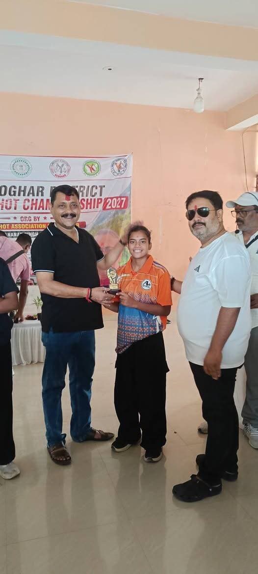 *3rd District Slingshot (गुलेल ) प्रतियोगिता 2026*
तृतीय देवघर जिला स्लिंगशाट गुलेल प्रतियोगिता का आयोजन शिल्पग्राम ऑडिटोरियम नंदन पहाड़ देवघर में सम्पन्न
आयोजक *स्लिंगशॉट एसोसिएशन ऑफ देवघर*