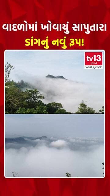 વાદળોમાં ખોવાયું સાપુતારા, ડાંગનું નવું રૂપ BHUVI