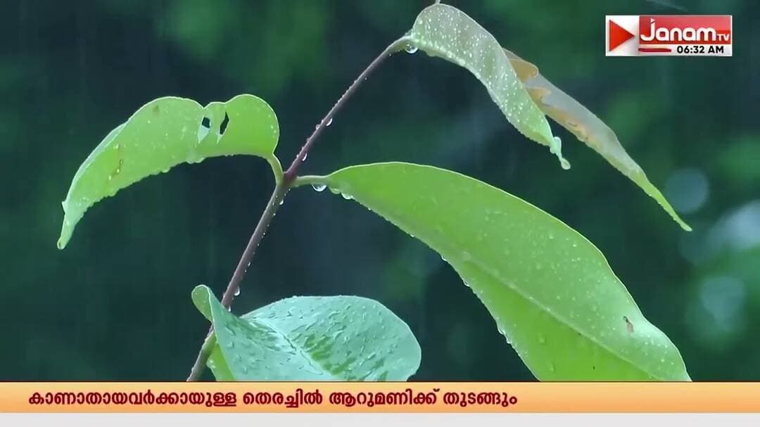 കനത്ത മഴ: ഇടുക്കിയിലും കോട്ടയത്തും ഓറഞ്ച് അലർട്ട് തുടരുന്നു