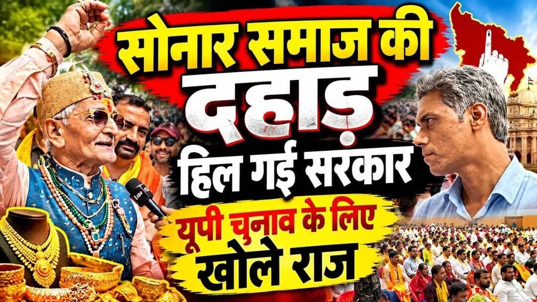 सोनार समाज की दहाड़ हिल गई😱सरकार, यूपी चुनाव के लिए खोले राज#modi #yogi #reelsvideo #videos