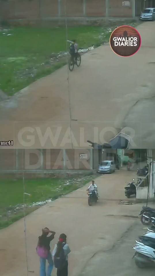 कोचिंग जा रही छात्रा से बाइक सवार युवकों ने की मारपीट, CCTV सामने आने के बाद पुलिस हरकत में...