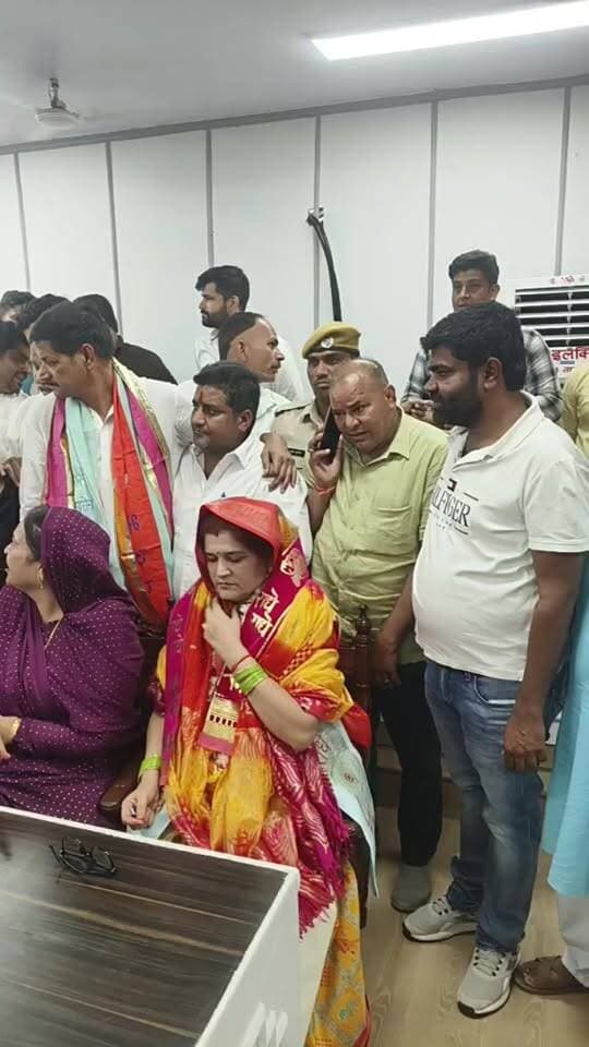 भरतपुर मेयर अनुराधा सिंह शपथ समारोह