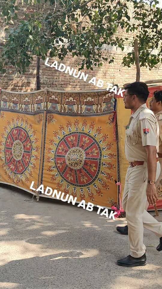 लाडनूँ में पालिका #चेयरमैन चुनाव आज,तीन #उम्मीदवार मैदान में,45 पार्षद चुनेंगे #लाडनूँ नगर पालिका का नया चेयरमैन,चेयरमैन पद के लिए #भाजपा-कांग्रेस-निर्दलीय में मुकाबला,भाजपा से निर्मला देवी जांगिड़,#कांग्रेस से परवीन बानो मैदान में,निर्दलीय सुमन कंवर भी चेयरमैन पद की दौड़ में,आरओ #ममता लहुआ के निर्देश पर चुनाव को लेकर पुख्ता व्यवस्थाएं,डिप्टी जितेंद्र #चारण और थानाधिकारी शिंभूदयाल मीणा,उपनिरीक्षक फ़रमान खान के नेतृत्व में #चाक-चौबंद सुरक्षा,पालिका चेयरमैन चुनाव को लेकर पुलिस-प्रशासन #अलर्ट,लाडनूँ पालिका में किसके सिर सजेगा चेयरमैन का ताज,लाडनूँ में चेयरमैन पद को लेकर सियासी तस्वीर होगी साफ।