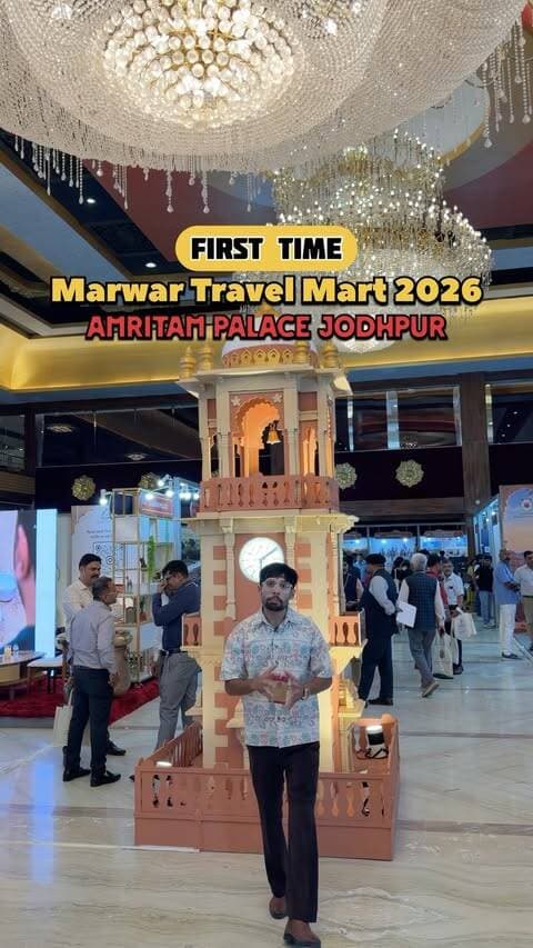 Comment “travel” for more details ❤️
.
Follow @dreaming_world_07 for more updates
.
Marwar travel mart 2026, Jodhpur events, travel mart, Jodhpur travel , Jodhpur videos, travel blogger