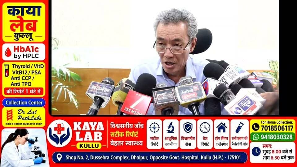 आनी-निरमंड में घर के पास मिलेगी स्वास्थ्य सेवाएं - डॉ. रणजीत ठाकुर
26-27 सितंबर को लगेंगे विशेष स्वास्थ्य जांच शिविर
शिविरों में दिव्यांगजनों को भी मिलेगी बड़ी सुविधा
