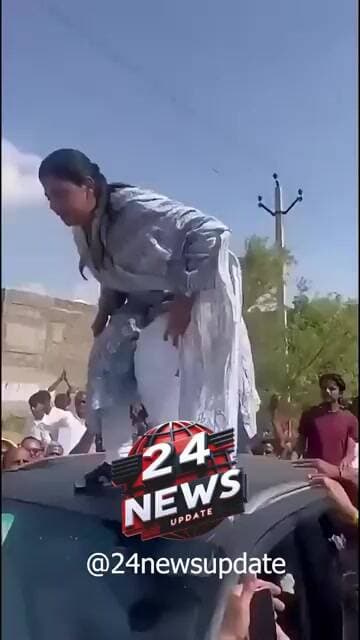 भारी बवाल के बीच मथानिया चुनाव जीता, दिव्या मदेरणा ने कार की छत पर चढ़कर मनाया जश्न....