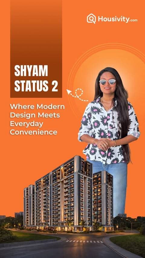 Shyam Status 2 — Smart Living in Karai, Ahmedabad
by Shyam Group Ahmedabad
Project Highlights, Key Features & Amenities
🔹 2 & 3 BHK Apartments & Shops
🔹 Unique elevation with modern design
🔹 All units covered ensuring maximum privacy
🔹 Prime location with abundant amenities
🔹 Excellent connectivity close to SG Highway & Nana Chiloda Circle
🔹 Project area of 1.32 Acre
🔹 Size range from 178 SqYd – 235 SqYd
🔹 5 towers with 14 floors
🔹 Total 280 thoughtfully planned units
🔹 Under-construction project
🔹 1 allotted car parking per unit
A well-planned residential & commercial project offering privacy, connectivity & future-ready living in a fast-growing Ahmedabad location.
📞 For site visits & complete project details, explore with Housivity
🔔 Like, Share & Follow for more verified property tours
#ShyamStatus2 #ShyamGroup #KaraiAhmedabad #AhmedabadRealEstate
#2BHKFlats 3BHKFlats ApartmentsAndShops
UnderConstructionProperty VerifiedProperties
Housivity HousivityParMilJayega PropertyInGujarat