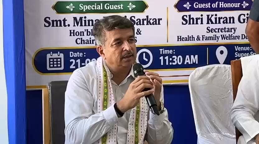 মনুশ্রী ইসু নিয়ে স্বাস্থ্য দপ্তরের সচিব কিরানগীত্য এর বক্তব্য।