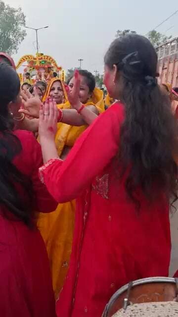 गणेश विसर्जन का कार्यक्रम धूमधाम से मनाया गया