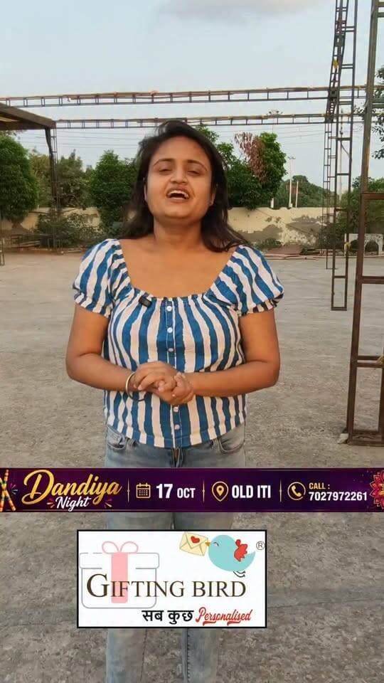 Gifting Bird joining us in Dandiya Night