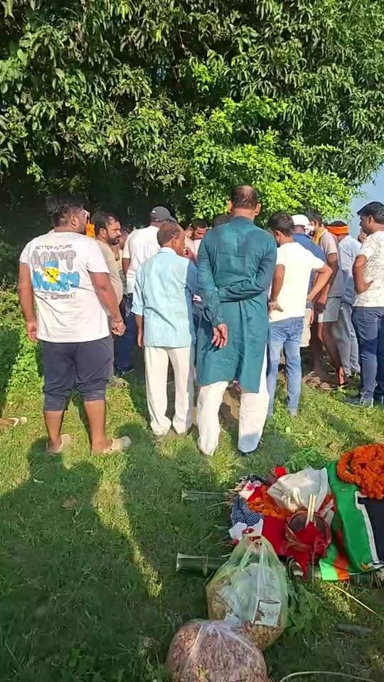 वरिष्ठ भाजपा नेता सरोज सिंह राणा का हुआ अंतिम संस्कार