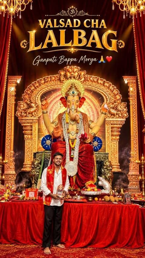 વલસાડ ચા લાલબાગ દર્શન 🙌🙇🏻🚩 #instagram #foryou #reels #explore #viral
