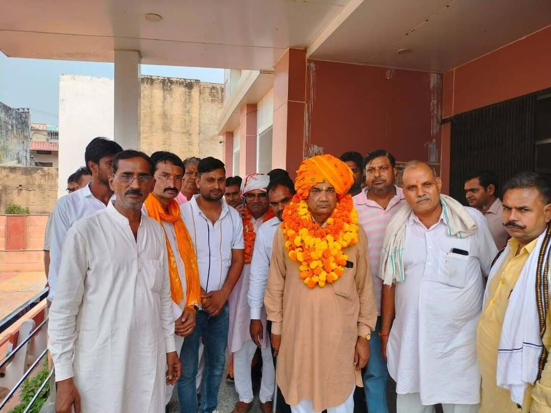 #बृजनगर नगर पालिका के पालिका उपाध्यक्ष पद पर नत्थीलाल मिश्रा निर्विरोध निर्वाचित घोषित