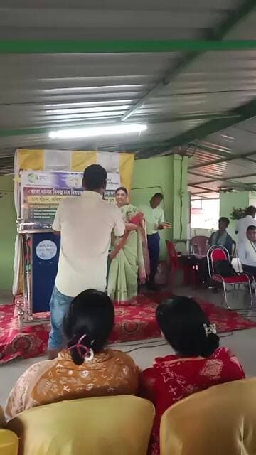 বোরো ধানের বিকল্প ফসল চাষে আলোচনা সভা ধোসাতে।