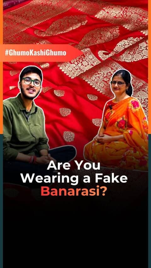 How to Spot a Genuine Banarasi Saree in Banaras! 🧵✨
Planning to buy a Banarasi saree in Kashi? Before you spend your money, make sure you know how to identify an authentic one.
In this episode of “Ghoomo Kashi Ghoomo”, Aditya Rai speaks with Yamini Sharma, an advocate and textile designer, who shares some important insights on identifying genuine Banarasi sarees.
She explains how some synthetic sarees can look similar to silk and why buyers should pay attention to:
🧵 The weaving on the back
✨ Excessive artificial shine
💰 Unrealistically low prices
🔍 The seller and authenticity of the product
A genuine Banarasi saree is traditionally known for its craftsmanship and intricate weaving, so don't choose one only because it looks beautiful or is offered at a very low price.
📍 In the video, we also visit Royal Shahi Dhaga on Central Jail Road, Banaras.
If you're visiting Kashi, would you buy a Banarasi saree? And have you ever struggled to identify a genuine one?
Tell us in the comments! 👇
Follow @vygrofficial for the latest updates!
(Banarasi saree, real vs fake Banarasi saree, identify genuine silk saree, Banaras saree shopping, Yamini Sharma textile designer, Royal Shahi Dhaga Varanasi, Ghoomo Kashi Ghoomo, pure silk Banarasi, nylon taani saree, Vygr News)
#VygrNews #BanarasiSaree #Banaras #Varanasi #Kashi