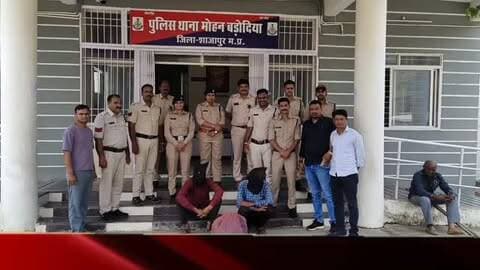 मोहन बड़ोदिया पुलिस ने 48 घंटे में चोरी का किया खुलासा, ₹50 हजार की कॉपर केबल बरामद, दो आरोपी गिरफ्तार